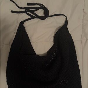 Naked Wardrobe Black Halter Top